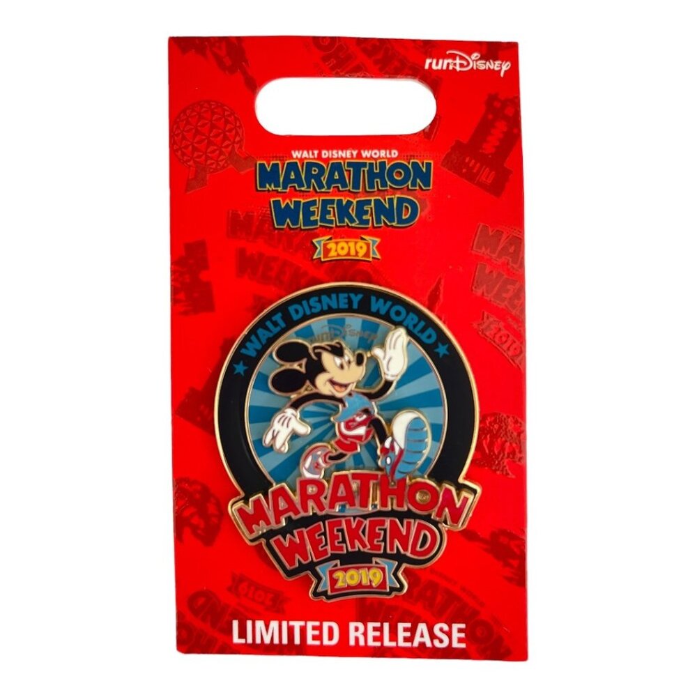 Walt Disney World 2019 Marathon Weekend Logo Mickey Mouse Run Disney Pin